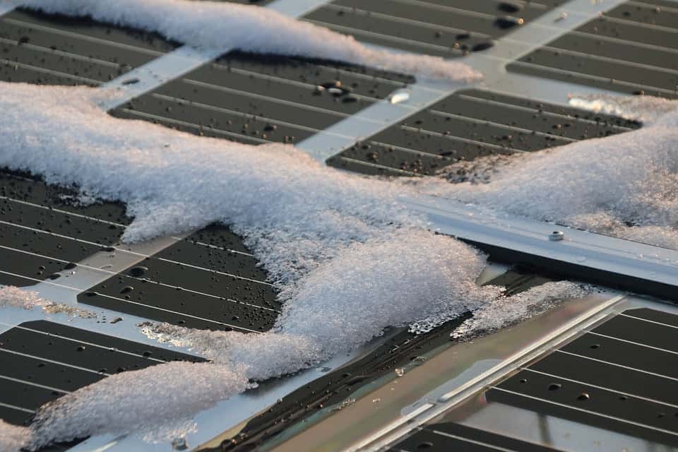 Solar Cell Snowfall