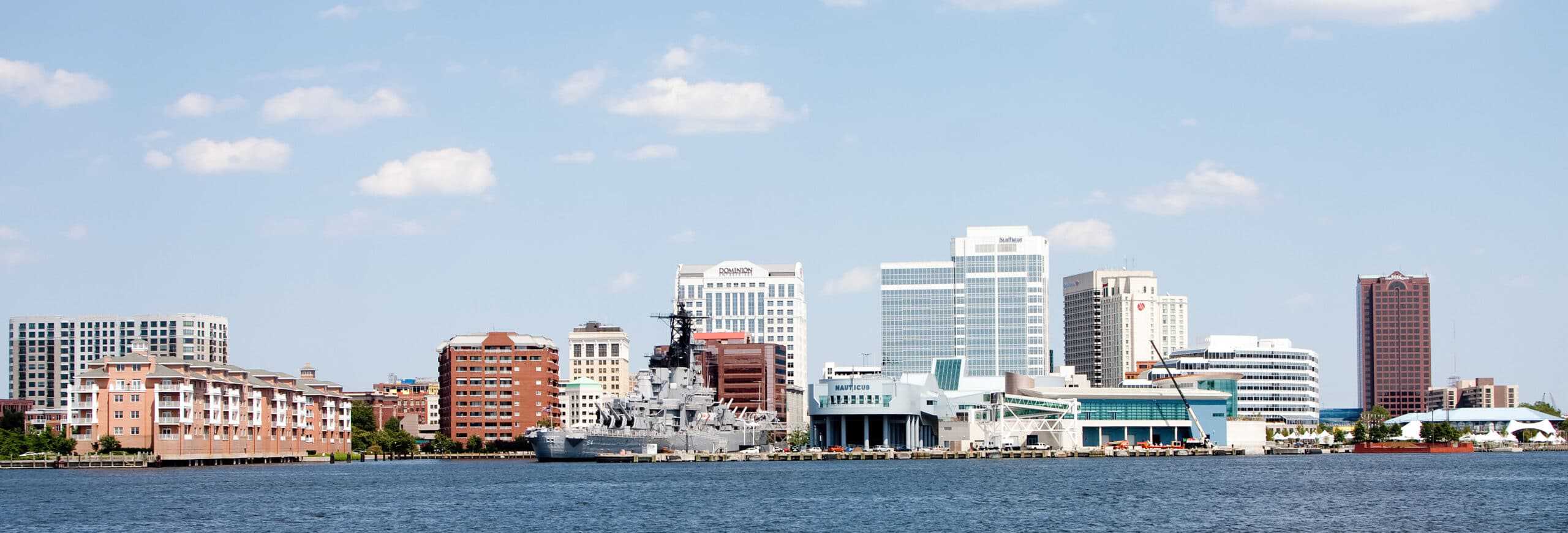 landscape of Norfolk skyline