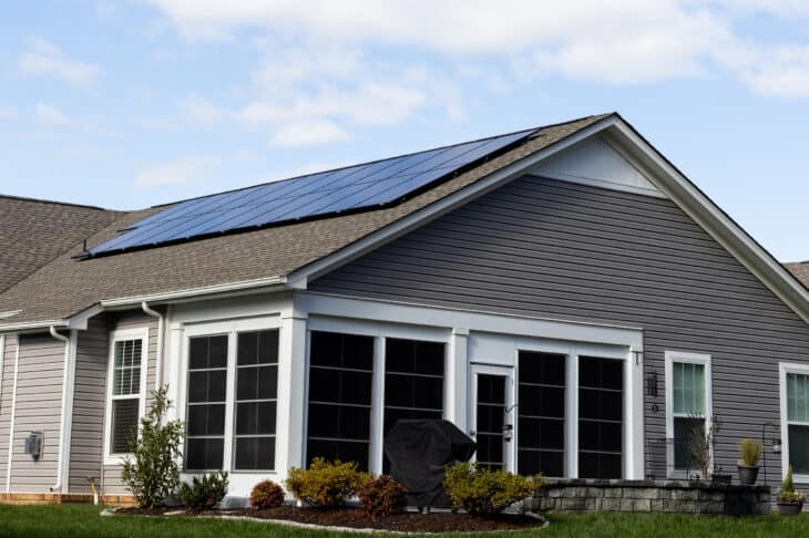 Virginia Home with solar panels