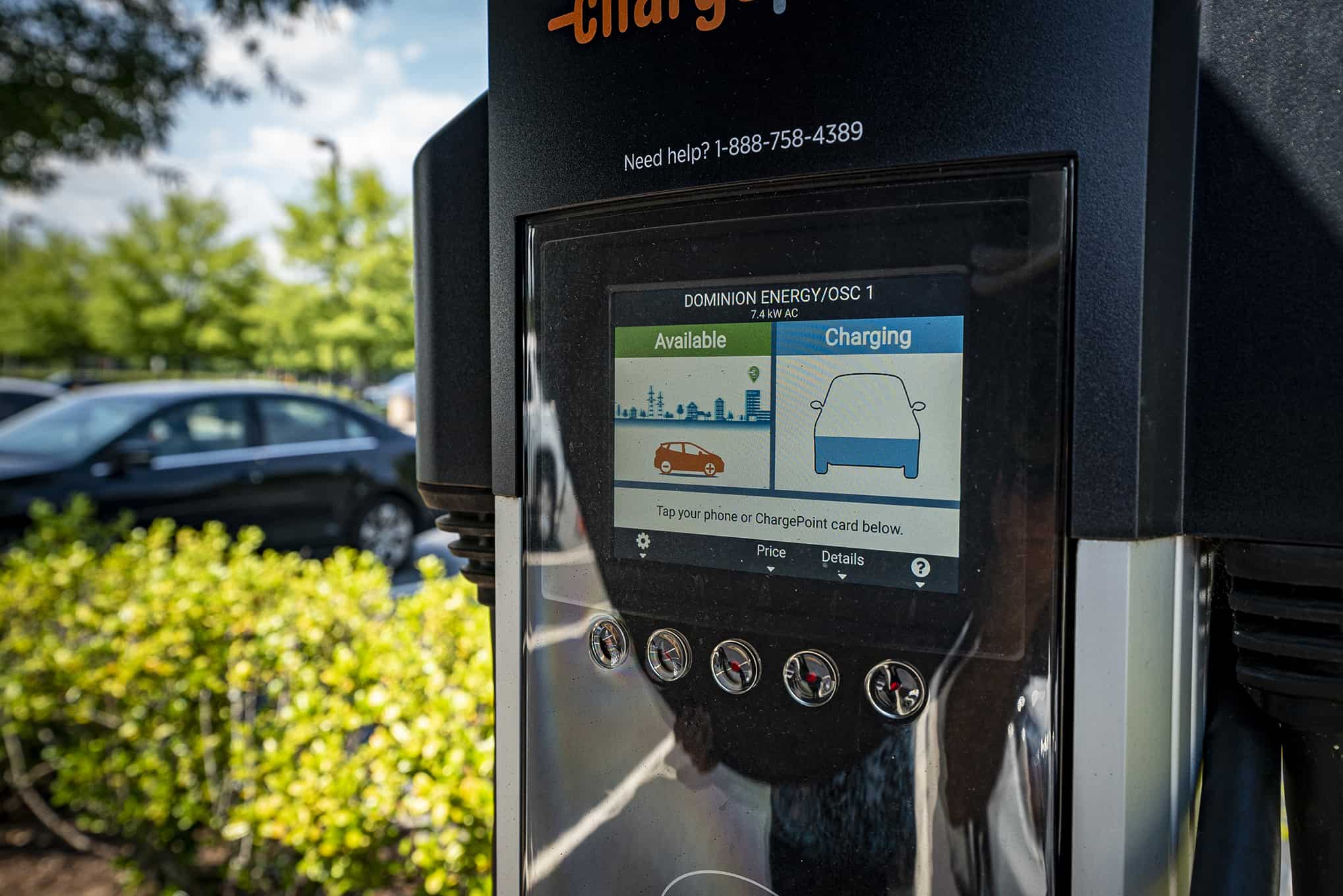 commercial ev charging station