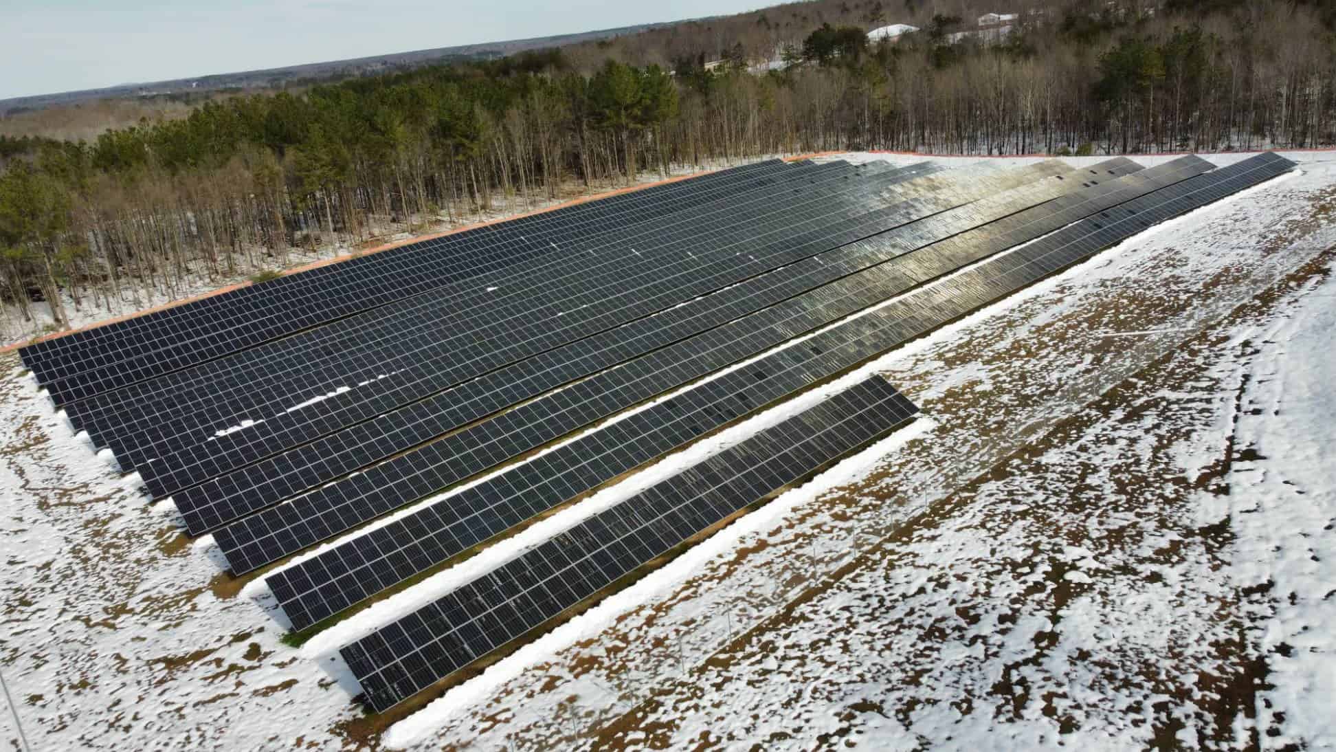 Fluvanna Middle School_ solar panels